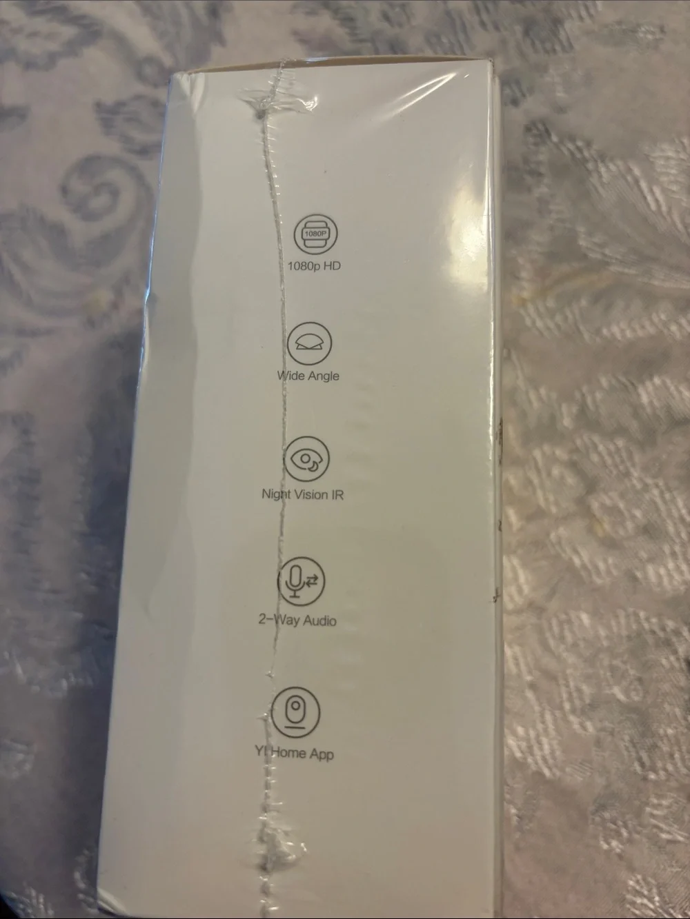 1080p Home Camera (White) - Works with Alexa